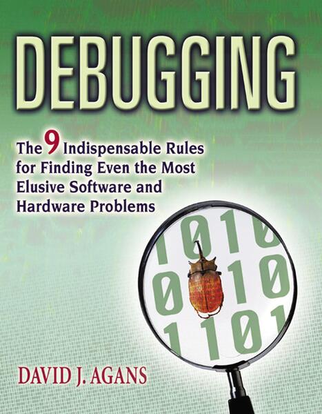 cover of debugging book by David J. Agans